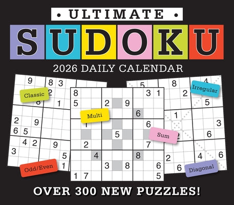 2026 Ultimate Sudoku Boxed/Daily Calendar by Conceptis Puzzles