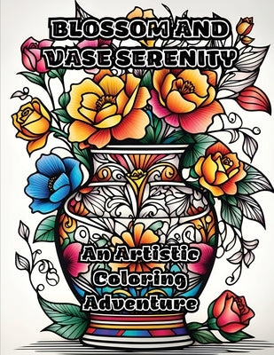 Blossom and Vase Serenity: An Artistic Coloring Adventure by Colorzen