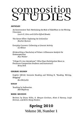 Composition Studies 38.1 (Spring 2010) by Lucas, Brad