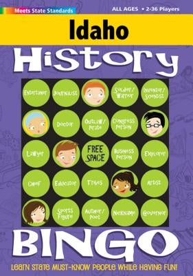 Idaho History Bingo Game by Gallopade International