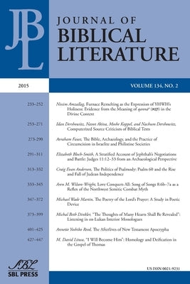 Journal of Biblical Literature 134.2 (2014) by Reinhartz, Adele