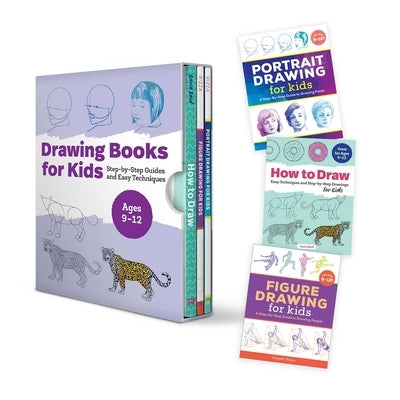 Drawing Books for Kids Box Set: Step-By-Step Guides and Easy Techniques by Rockridge Press