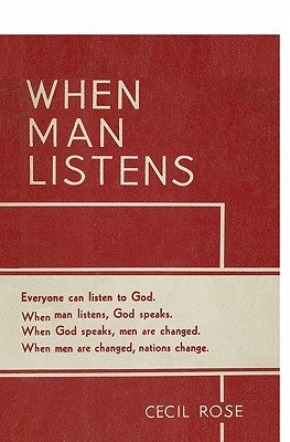 When Man Listens: Everyone can listen to God by Palmieri, Carl Tuchy
