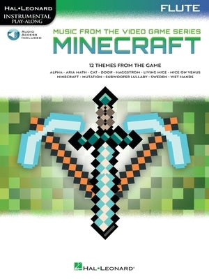Minecraft: Music from the Video Game Series Flute Play-Along with Online Demo and Backing Tracks Online by Deneff, Peter
