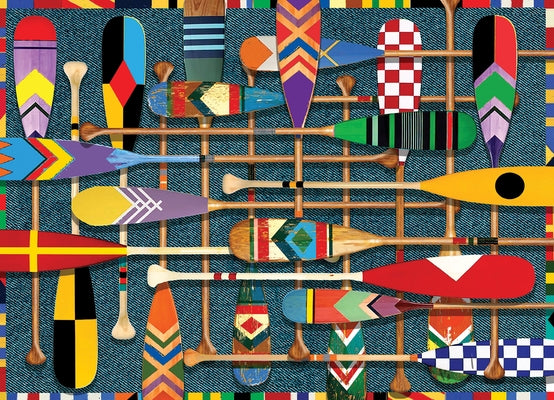 Canoe Paddles 1000-Piece Puzzle by Lewis T. Johnson