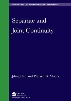 Separate and Joint Continuity by Cao, Jiling