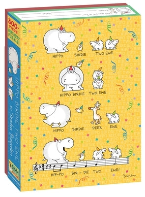 Hippo Birdie Two Ewe: 300-Piece Birthday Puzzle! by Boynton, Sandra