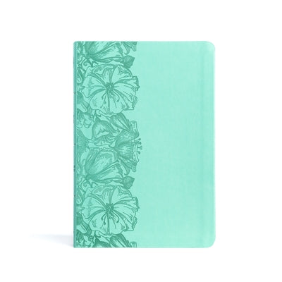 CSB Large Print Thinline Bible, Light Teal Leathertouch, Value Edition by Csb Bibles by Holman