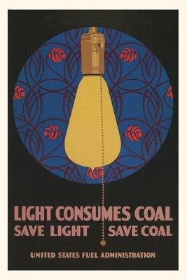 Vintage Journal Light Consumes Coal by Found Image Press