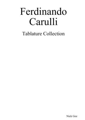 Carulli by Gee, Nick