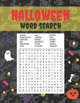 Halloween Word Search: Hard Level Unique Patterns for Adults & Teens Find Halloween Words 18 Words to Find per Puzzle by Books, Jachu