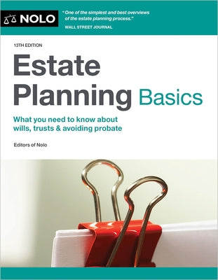 Estate Planning Basics by Nolo, Editors Of