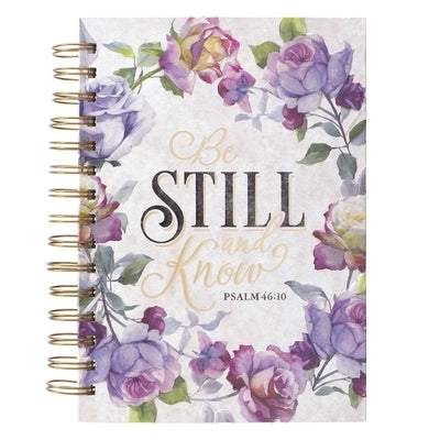 Journal Wirebound Large Be Still - Psa 46:10 by Christian Art Gifts
