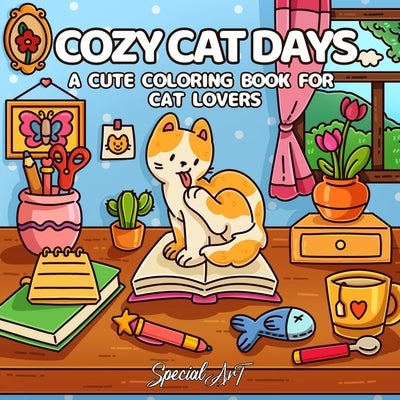 Cozy Cat Days: A Cute Coloring Book for Cat Lovers by Special Art