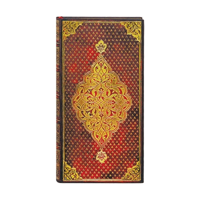 Golden Trefoil Slim Lined Hardcover Journal, 176pg, 85gsm by Paperblanks (Golden Trefoil) by Paperblanks