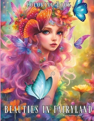 Beauties in Fairyland Coloring Book: Enchanted Forest Fairies Coloring Book for Adults Mystical Fairy Homes Fantasy Coloring Book Coloring Books Fairy by Publishing House, Medeea