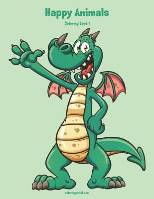 Happy Animals Coloring Book 1 by Snels, Nick