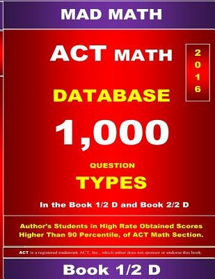 ACT Math Database 1-2 D by Su, John