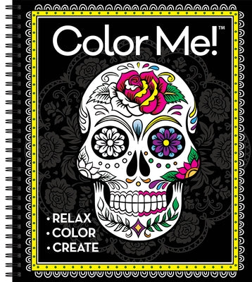 Color Me! Adult Coloring Book (Skull Cover - Includes a Variety of Images) by New Seasons