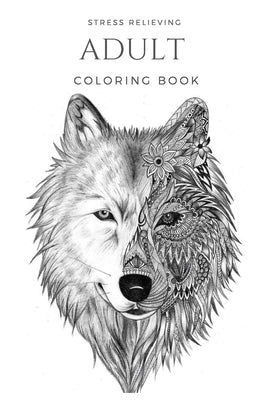 Stress-Relieving Adult Coloring Book by Arts, Nezerdaa