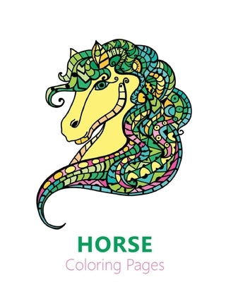 Horses and Mandalas: Horse Coloring Book for Adults (Adult Coloring Book Animals and Mandalas) by Press, Mandala Printing