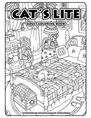 Cat's Lite: Adult coloring book by Entertainment Publishing, Inyourhead