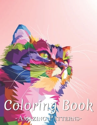 Cute Coloring Book: Coloring Books With Adorable Illustrations Such As Cute Unicorns, Foods And More For Stress Relief & Relaxation ( cat by Geoffrey J Whitham