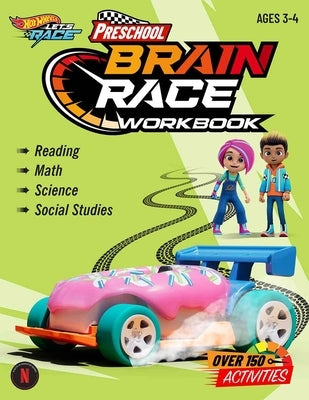 Hot Wheels Brain Race Preschool Workbook by Teacher Created Materials