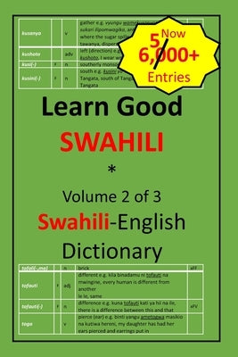 Learn Good Swahili: Volume 2 of 3: Swahili-English Dictionary with built-in mini-Thesaurus by Dhalla, Zahir K.
