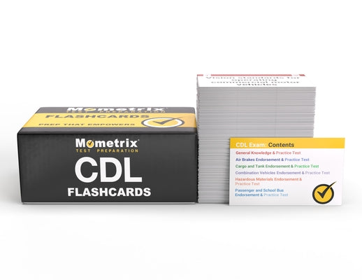 CDL Study Cards 2025-2026: CDL Exam Prep with Practice Test Questions for the Commercial Driver's License Exam [Full Color Cards] by Mometrix