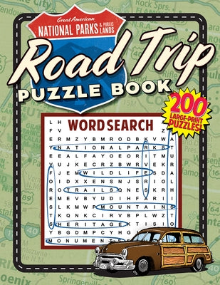 Great American National Parks and Other Public Lands Road Trip Puzzle Book by Applewood Books