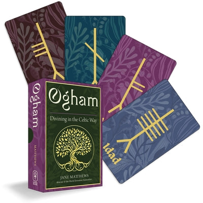 Ogham: Divining in the Celtic Way (25-Card Deck and 192-Page Guidebook) by Matthews, Jane