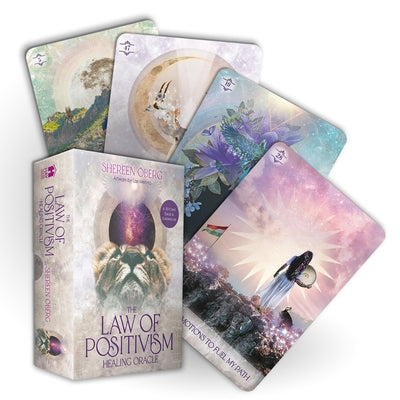 The Law of Positivism Healing Oracle: A 50-Card Deck and Guidebook by Oberg, Shereen
