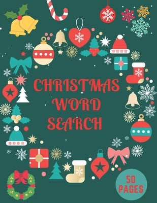 Christmass Word Search: A Fun Activity Book for Kids or Adults with Solutions Large Print by Draws, Micheal