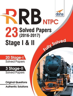 RRB NTPC 23 Solved Papers 2016-17 Stage I & II English Edition by Disha Experts