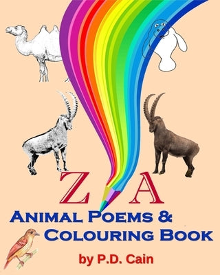 Z-A of Animal Poems & Colouring Book by Bishop, Bernadete