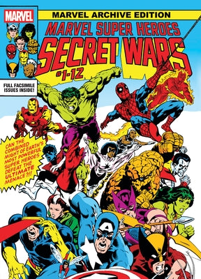 Marvel Archive Edition: Marvel Super Heroes Secret Wars Gallery Edition Mike Zeck Original First Issue Cover by Shooter, Jim