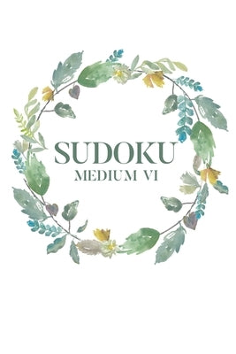 Sudoku Medium VI: 100 Medium Sudoku Puzzles, 6x9 Travel Size, Great Gift, Puzzles, Brain Exercise, Perfect for Get Well Soon Gift Basket by Puzzles, Graceful Gray