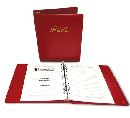 In Remembrance Register 7 Ring Binder by Church Publishing