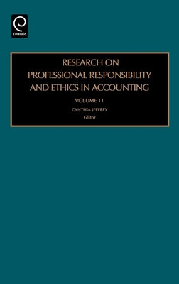 Research on Professional Responsibility and Ethics in Accounting by Jeffrey, Cynthia