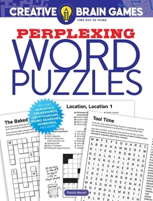 Creative Brain Games Perplexing Word Puzzles by Merrell, Patrick
