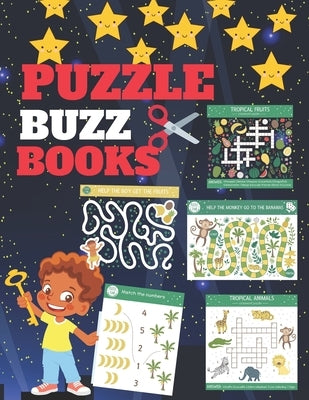 Puzzle Buzz Books: Sharpen your pencils and start developing brainpower today, with the best brain health choice among the funniest puzzle books by New, Puzzle