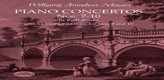 Piano Concertos Nos. 7-10 in Full Score: With Mozart's Cadenzas by Mozart, Wolfgang Amadeus