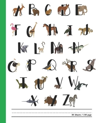 Zoo Animal A to Z Words for Kids: Practice Letter Alphabet Book, early learning, age 1-3, Easy, Funny, Cute, Practice, Activity, Game, Amazing, Fantas by Books, Skyline