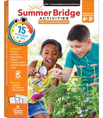 Summer Bridge Activities Spanish 4-5, Grades 4 - 5 by Summer Bridge Activities