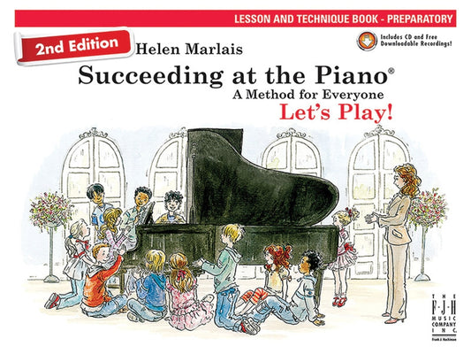 Succeeding at the Piano, Lesson & Technique Book - Preparatory (2nd Edition) by Marlais, Helen