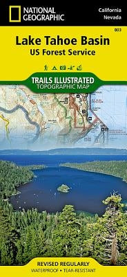 Lake Tahoe Basin Map [Us Forest Service] by National Geographic Maps