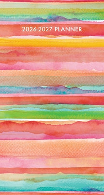 Super Stripe 2-Year 2026-27 3.5 X 6.5 Monthly Pocket Planner by Willow Creek Press