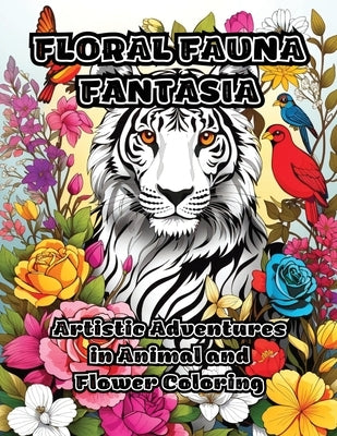 Floral Fauna Fantasia: Artistic Adventures in Animal and Flower Coloring by Colorzen