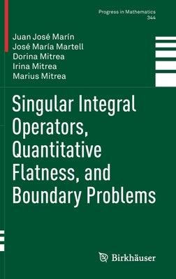 Singular Integral Operators, Quantitative Flatness, and Boundary Problems by Marín, Juan José